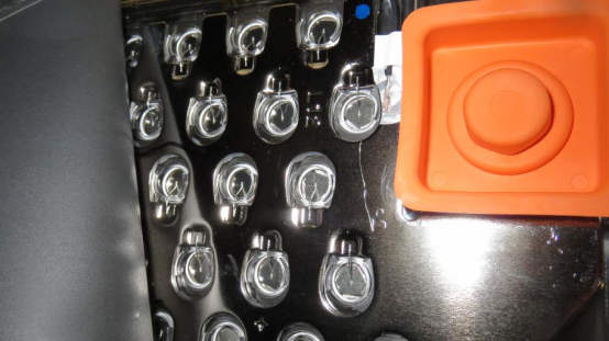 battery cells inside the battery pack